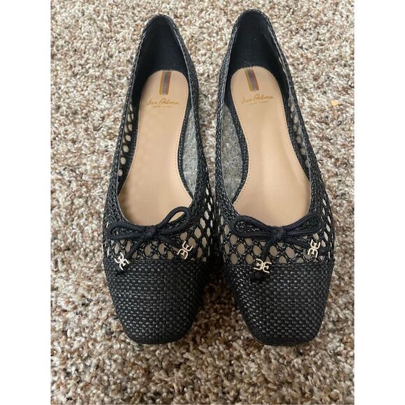 Brand New Sam Edelman May Women’s Size 7 Black Crotched Ballet Flats - Picture 2 of 8